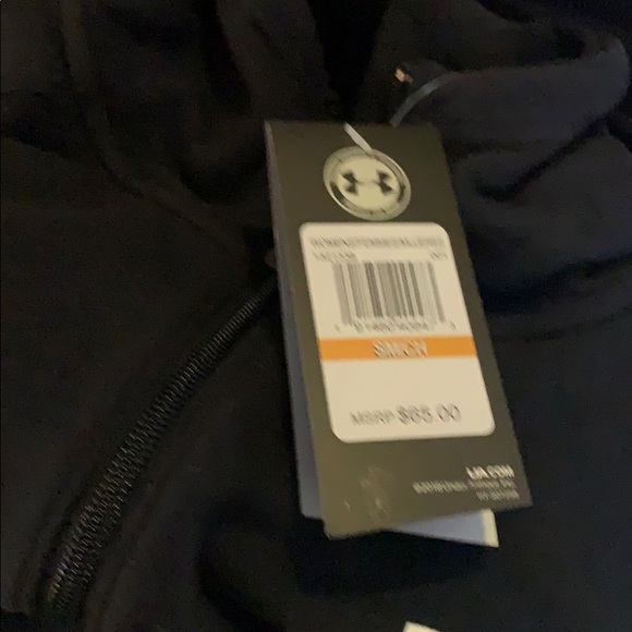 NWT Under Armour Terry Full Zip Hoodie - Picture 2 of 5